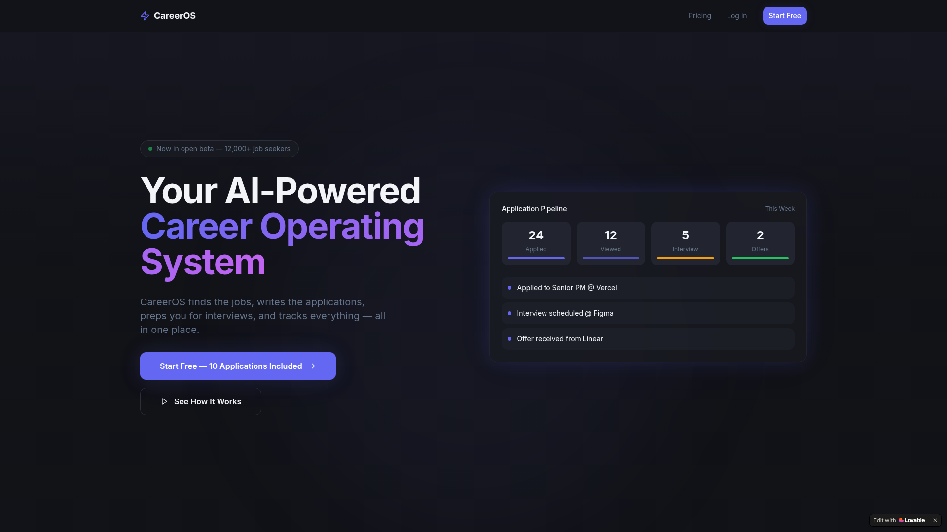 Career Navigator — preview